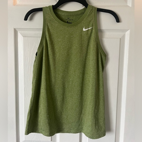 Nike Women's Olive Green Tank Top - Picture 1 of 4